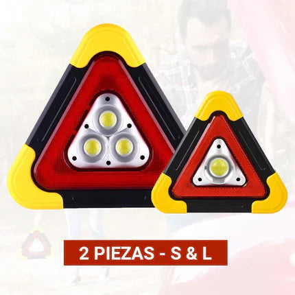 🚗 Promotion exceptionnelle – 49% de réduction : Lampe de Signalisation d'Urgence Solaire Triangulaire 3-en-1 pour le Bord de Route ✨