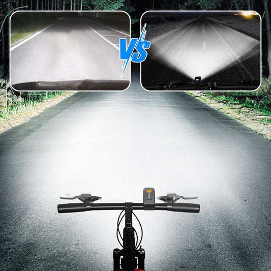 Offre 1+1: Phare Vélo LED Rechargeable – Lumière Puissante en 3 Modes, Clip Réglable et Étanche IPX5 pour Nuit et Pluie