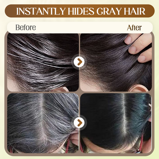 🛒 Promo Duo : Achetez 1, Offert 1 – Peigne Instantané pour Cheveux, Couvre les Gris en un Clin d’Œil, Application Rapide & Résistant à l’Eau 🌿💇♀️