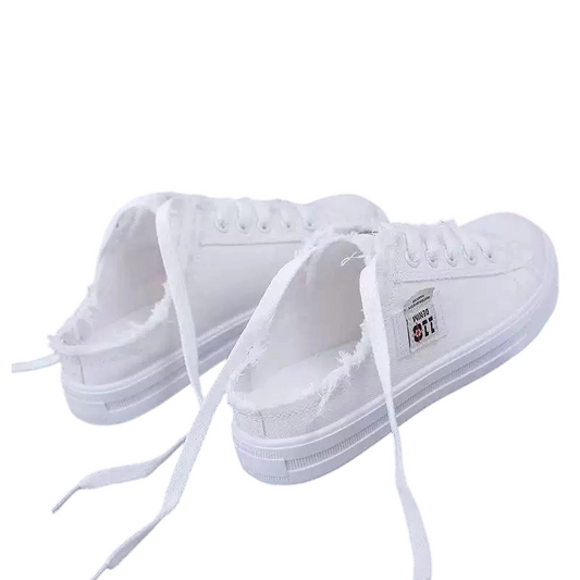 👟 50% DE RÉDUCTION! 👖 Baskets Mules en Jean pour Femme – Enfiler Facile, Semelle Confortable & Parfaites Pour Un Look Décontracté Et Estival ☀️