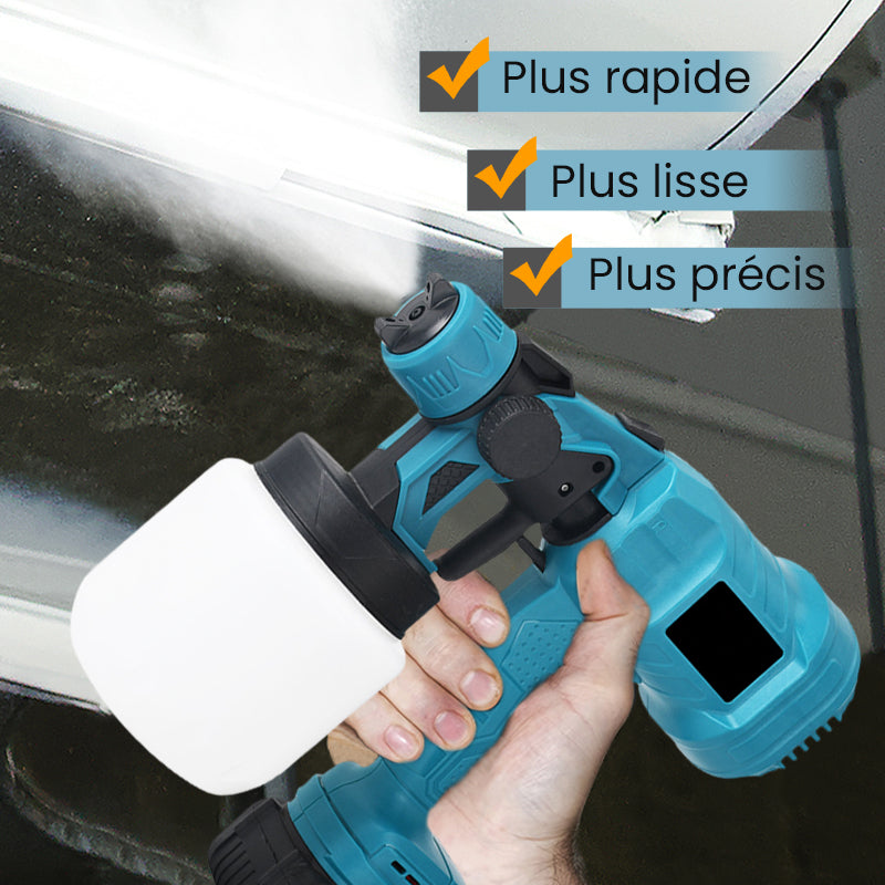 ⏳ Offre Spéciale à Durée Limitée ⏰ Pistolet à Peinture Électrique Sans Fil — Puissant, Léger et Pratique 🔫