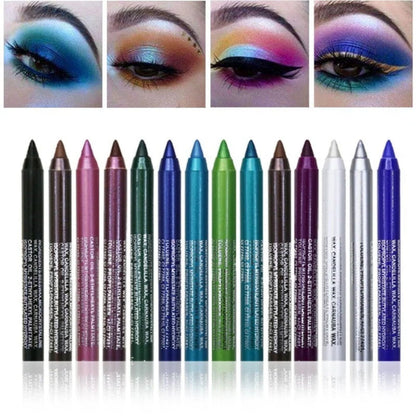 Eyeliner Coloré à longue tenue – Waterproof 24h 💧✨