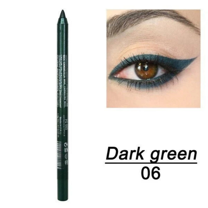 Eyeliner Coloré à longue tenue – Waterproof 24h 💧✨