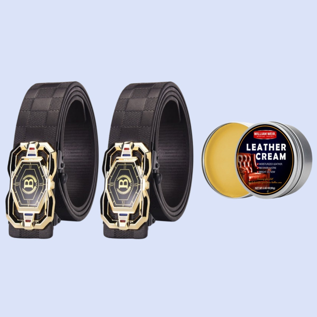 📢📢50 %  DE RÉDUCTION !! ⏰🐊Ceinture en cuir pour homme avec motif crocodile raffiné, boucle automatique et fabriquée en cuir de vachette.