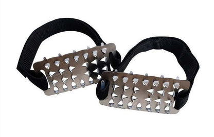 Crampons 26 Dents en Acier de Manganèse 🥾 | Plaques Antidérapantes en Acier Inoxydable ⚙️ | Performance sur Glace, Neige, Boue et Escalade ❄️🧗 | Compatibles avec Surchaussures
