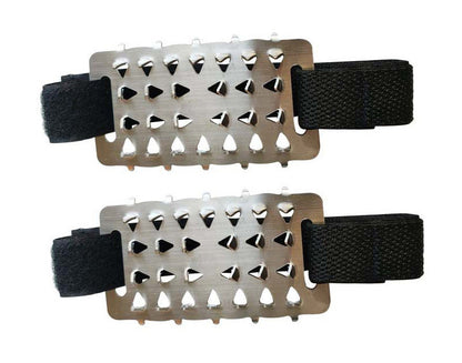 Crampons 26 Dents en Acier de Manganèse 🥾 | Plaques Antidérapantes en Acier Inoxydable ⚙️ | Performance sur Glace, Neige, Boue et Escalade ❄️🧗 | Compatibles avec Surchaussures