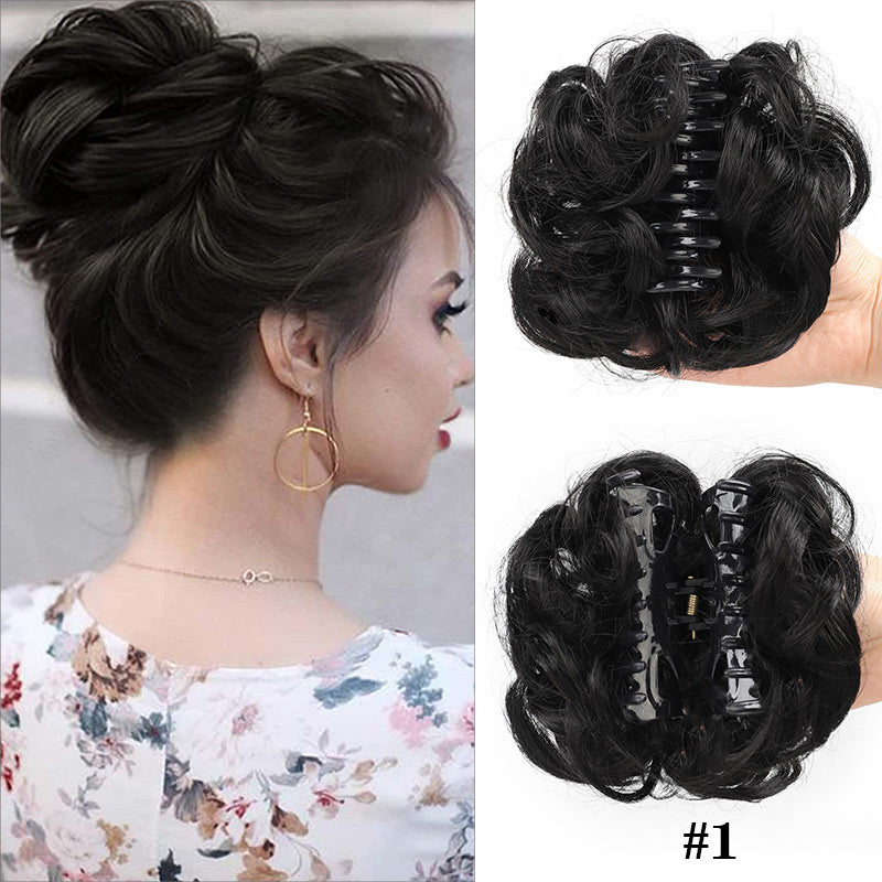 ✨Perruque à Pinces avec Cheveux Naturels – Look Naturel et Facile à Porter