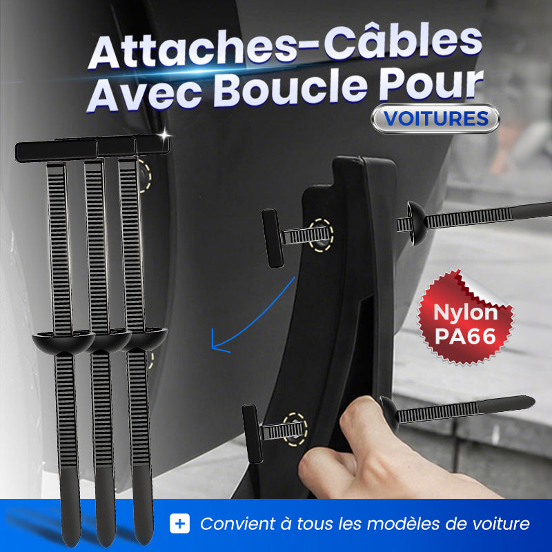 💥🧷 Boucle universelle en nylon pour câble – Serrage rapide, fiable et durable
