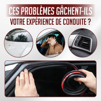 Bande d'Étanchéité en Caoutchouc pour Voiture – Anti-Bruit et Anti-Poussière, Étanchéité Durable et Silencieuse