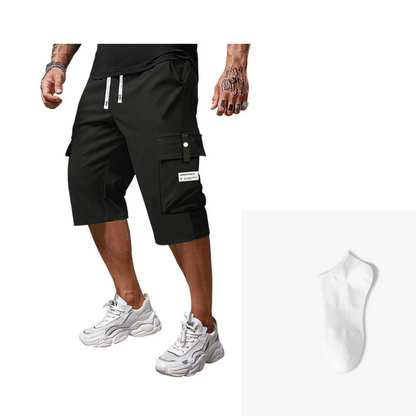 💥Cargo Capri Homme Coupe Décontractée | Style & Confort Réunis 👖✨【Nouveauté 2026】