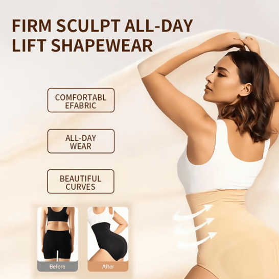 🎁Dernier jour - 1 acheté, 1 offert🎉Culotte gainante taille haute pour un ventre plat