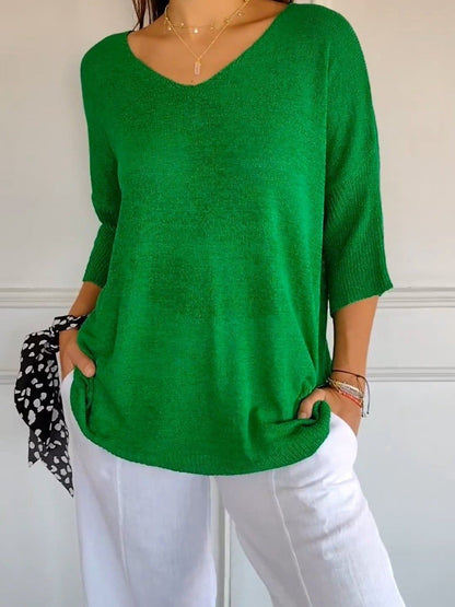 💫 Indispensable 2026 | Haut Polyvalent en Tricot | Style Chic Décontracté 💃【Vente Flash -60%】