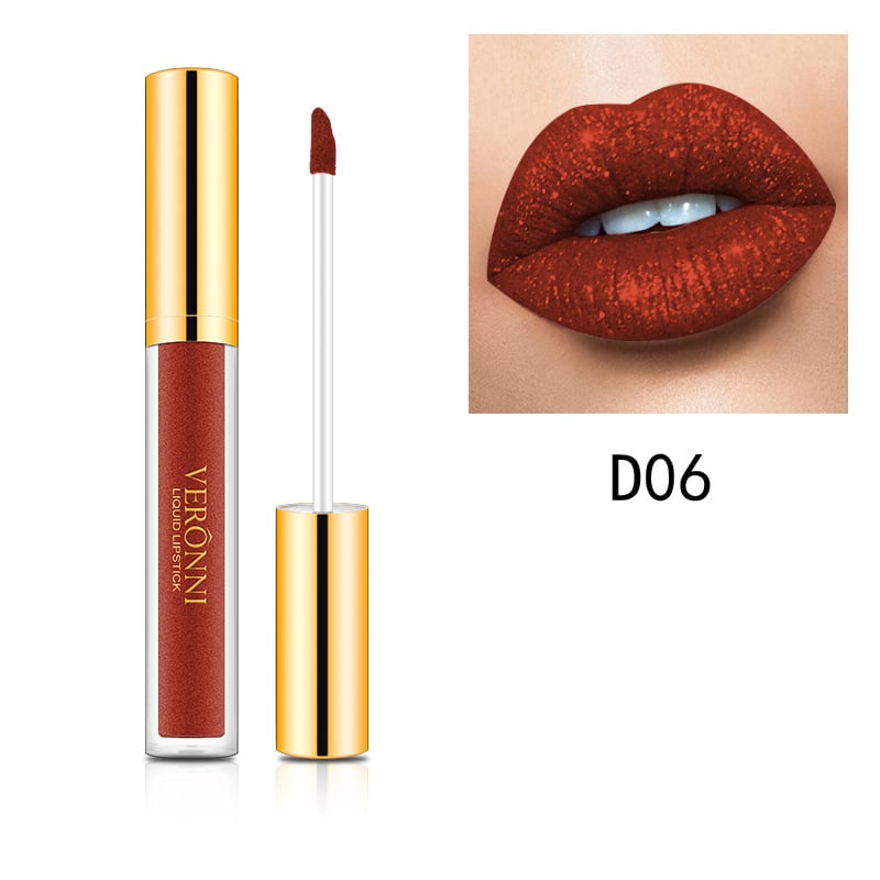 Offre hivernale exclusive : 1 acheté = 1 offert – Rouge à lèvres liquide pailleté métallisé Diamond