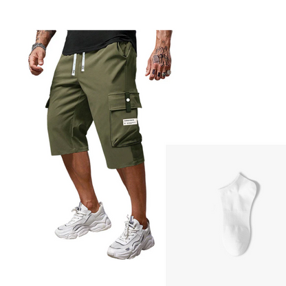 💥Cargo Capri Homme Coupe Décontractée | Style & Confort Réunis 👖✨【Nouveauté 2026】