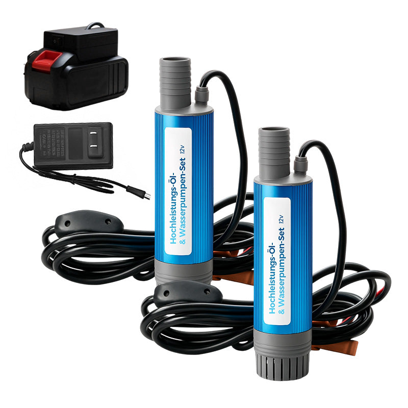 51% de réduction ! Ensemble Pompe à Huile et Eau Haute Puissance — Performances Élevées, Portable et Multifonctionnel 💪🔋✨