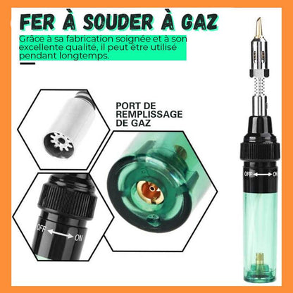 🔥Fer à souder portatif 4 en 1 au gaz – économie de 50%🔥