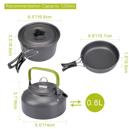 Promo Flash 50% — Réchaud de Camping 3 Feux 5800W avec Allumage Piézo, Puissant et Réglable, Résistant au Vent, Boîte de Rangement, Pour Cuisine Extérieure 🏕️