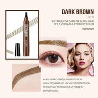 🔥Crayon à sourcils 4-End Natural — créez rapidement des sourcils élégants et parfaitement définis🔥
