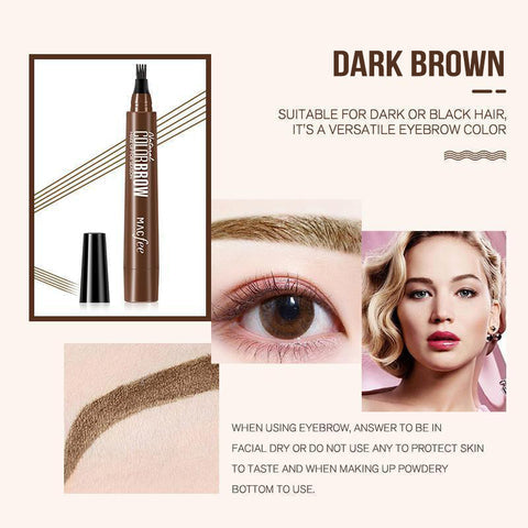 🔥Crayon à sourcils 4-End Natural — créez rapidement des sourcils élégants et parfaitement définis🔥