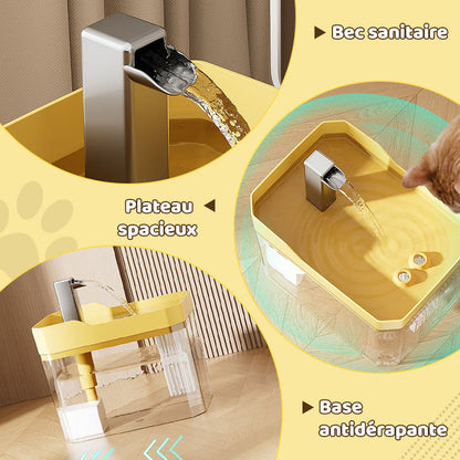 🔥 50% DE RÉDUCTION - Fontaine à Eau Automatique pour Animaux, Capacité 1,5 L, Fonctionnement Silencieux et Écoulement Continu pour une Hydratation Optimale 🐱💧