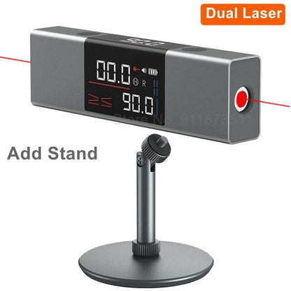 📐 Règle d'Angle Laser et Rapporteur – Mesures Précises et Lecture Facile