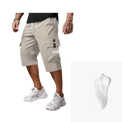 💥Cargo Capri Homme Coupe Décontractée | Style & Confort Réunis 👖✨【Nouveauté 2026】