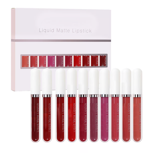 Profitez de 50 % de réduction sur le rouge à lèvres liquide mat et waterproof – 18 teintes éclatantes 💄✨