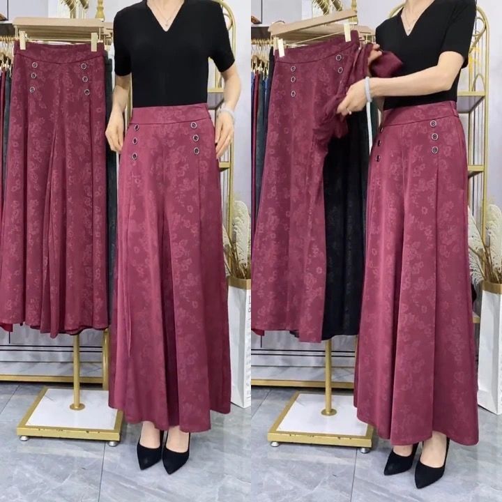 Pantalon à taille haute