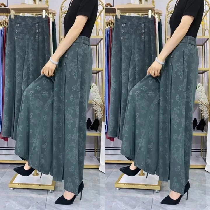 Pantalon à taille haute