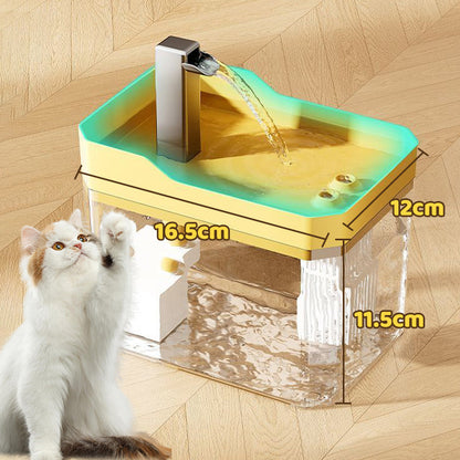 🔥 50% DE RÉDUCTION - Fontaine à Eau Automatique pour Animaux, Capacité 1,5 L, Fonctionnement Silencieux et Écoulement Continu pour une Hydratation Optimale 🐱💧
