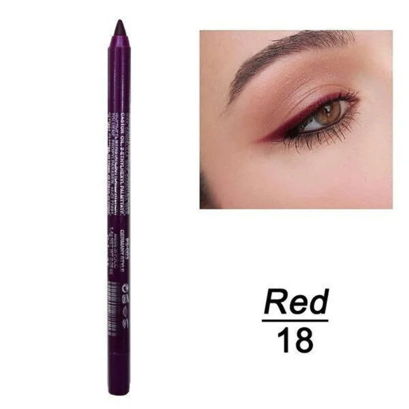 Eyeliner Coloré à longue tenue – Waterproof 24h 💧✨
