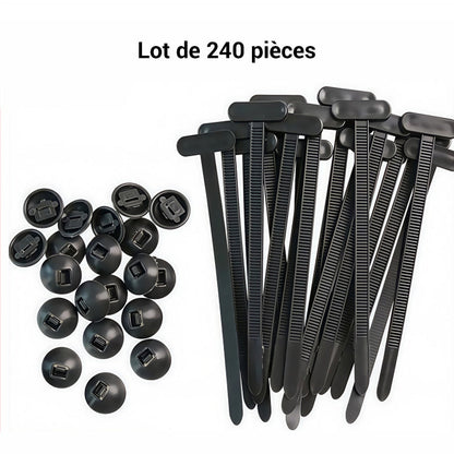 💥🧷 Boucle universelle en nylon pour câble – Serrage rapide, fiable et durable