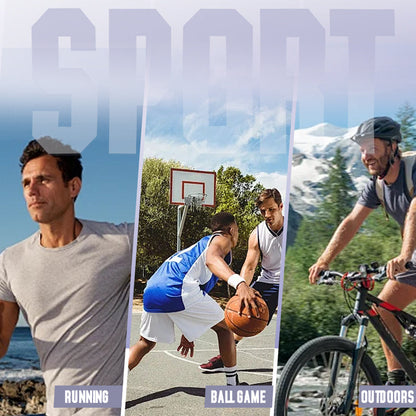 Ensemble de sport homme – T-shirt et short amples, respirants et à séchage rapide