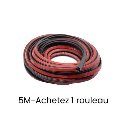 Bande d'Étanchéité en Caoutchouc pour Voiture – Anti-Bruit et Anti-Poussière, Étanchéité Durable et Silencieuse