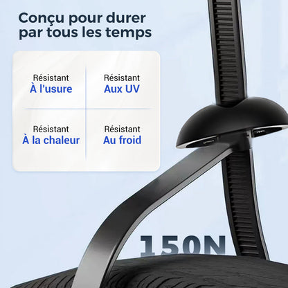 💥🧷 Boucle universelle en nylon pour câble – Serrage rapide, fiable et durable