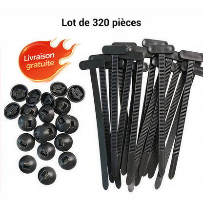 💥🧷 Boucle universelle en nylon pour câble – Serrage rapide, fiable et durable