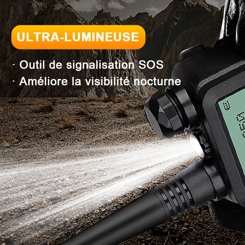 Radio amateur UV-5R longue portée – radio bidirectionnelle double bande Walkie-Talkie