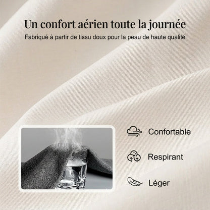 💎 60% DE RÉDUCTION ! 💎 Pantalon Décontracté à Jambe Droite – Coton & Lin Respirant, Taille Élastiquée & 6 Couleurs Disponibles 🌿👖