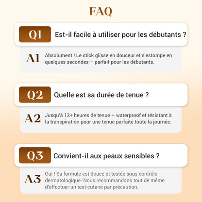 ✨Plus de 50 000 unités vendues ! 🎁 8 teintes de fards à paupières en stick pailletés, waterproof, longue tenue et multi-usage