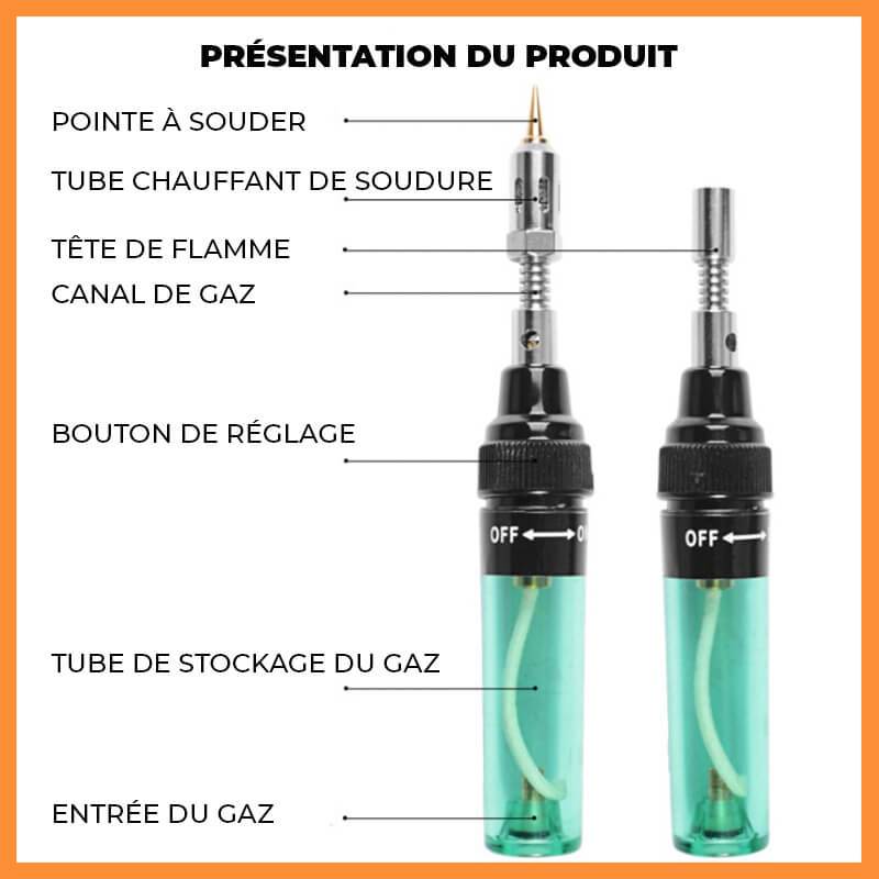 🔥Fer à souder portatif 4 en 1 au gaz – économie de 50%🔥