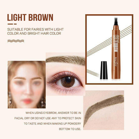 🔥Crayon à sourcils 4-End Natural — créez rapidement des sourcils élégants et parfaitement définis🔥