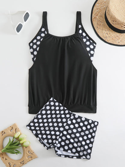 🏖️ Été brûlant - 50% de réduction 👙 Maillot de bain deux pièces à pois pour femme ✨