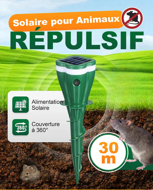Répulsif solaire étanche contre les souris — Offre spéciale : Achetez 5, recevez 5 gratuits !