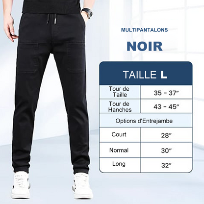 💥Dernier jour de soldes 50 % DE RÉDUCTION🏆MultiPants – Pantalon cargo résistant et extensible avec multiples poches