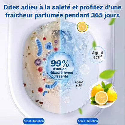 ✨🚽 Tablettes effervescentes nettoyantes pour toilettes – détartrage et décontamination, élimination des dépôts urinaires et des odeurs