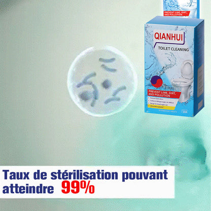 ✨🚽 Tablettes effervescentes nettoyantes pour toilettes – détartrage et décontamination, élimination des dépôts urinaires et des odeurs
