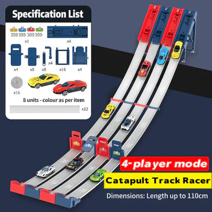 🏎️ 50% DE RÉDUCTION ! DOUBLE PISTE, DOUBLE PLAISIR ! ✨ Ensemble de Piste de Course avec Double Lanceur de Voitures - 2 Lanceurs avec 360° de Loopings & 6 Modes de Vitesse pour des Compétitions Fratrie ! 🚗✨