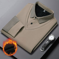 🔥50% DE RÉDUCTION ! 🍂 Chemise à Col Rayé 2 Pièces 👔📦