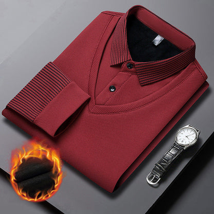 🔥50% DE RÉDUCTION ! 🍂 Chemise à Col Rayé 2 Pièces 👔📦