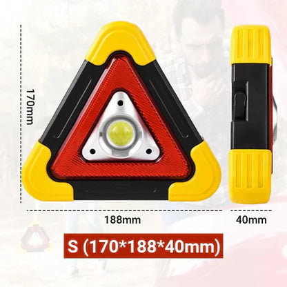 🚗 Promotion exceptionnelle – 49% de réduction : Lampe de Signalisation d'Urgence Solaire Triangulaire 3-en-1 pour le Bord de Route ✨